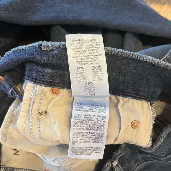 MOTHER Double Fray Charmer Crop Jeans In Photo Finish Sz 26 - Picture 9 of 11